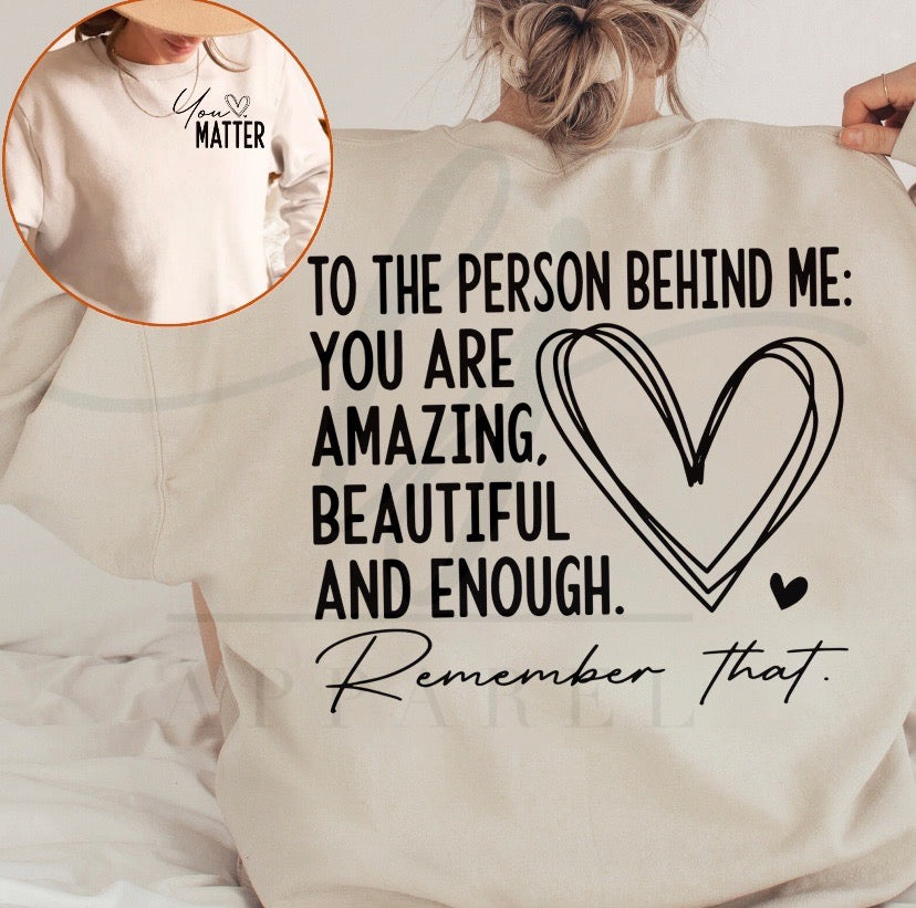 You Matter....Remember that!