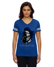 Load image into Gallery viewer, Ladies Jersey vneck
