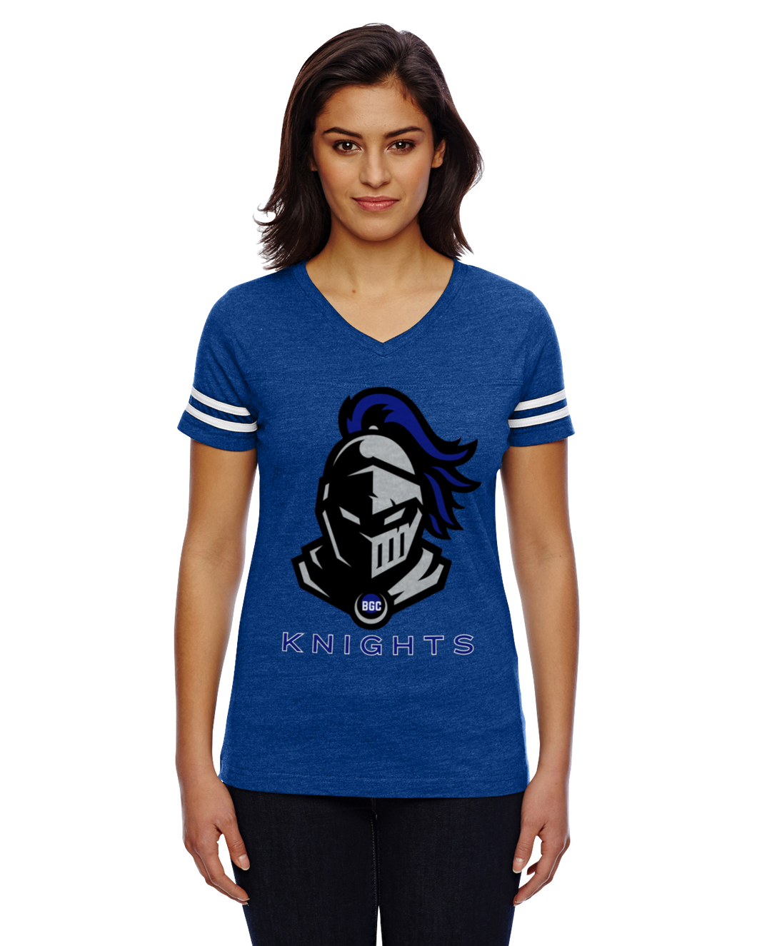 Ladies Jersey vneck