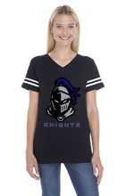 Load image into Gallery viewer, Ladies Jersey vneck
